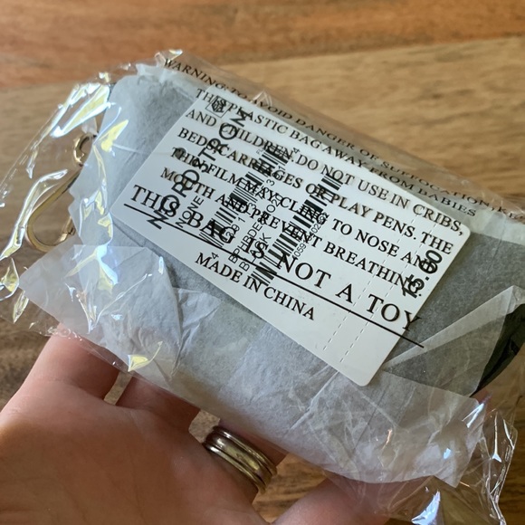 Nordstrom BP Half Moon Pouch Black Coin Purse NEW - Picture 4 of 4